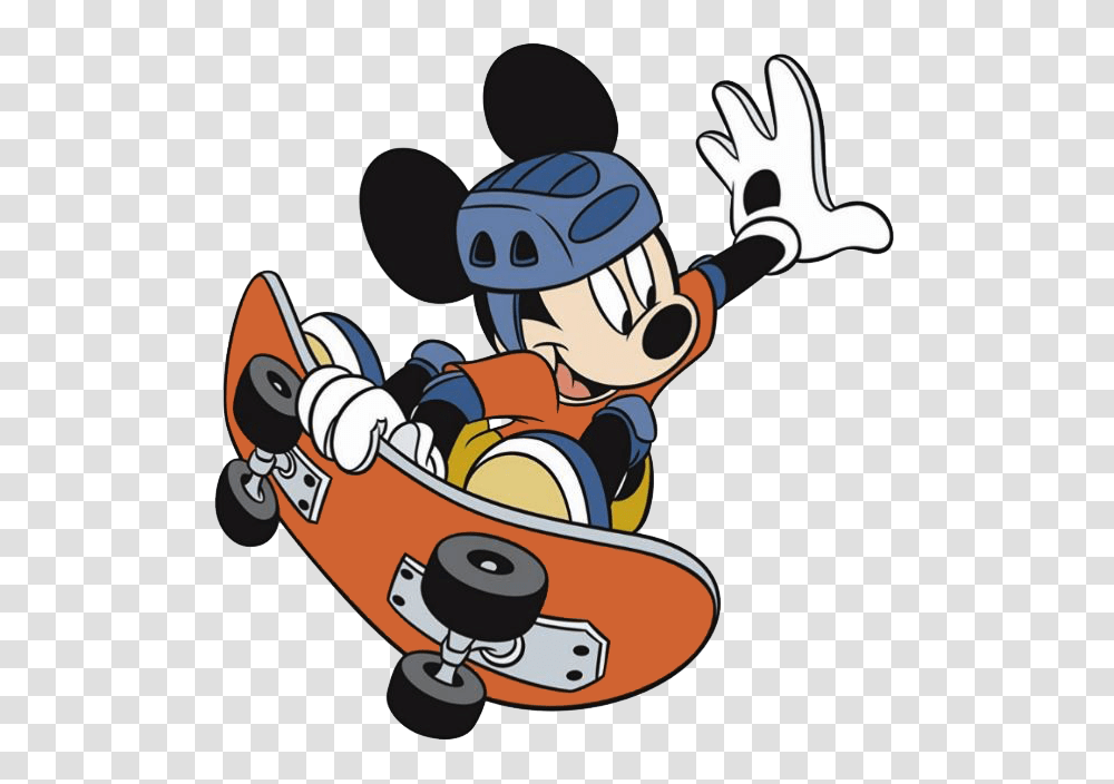Skateboarding Clipart Mickey Mouse Clubhouse, Advertisement, Poster, Sled Transparent Png