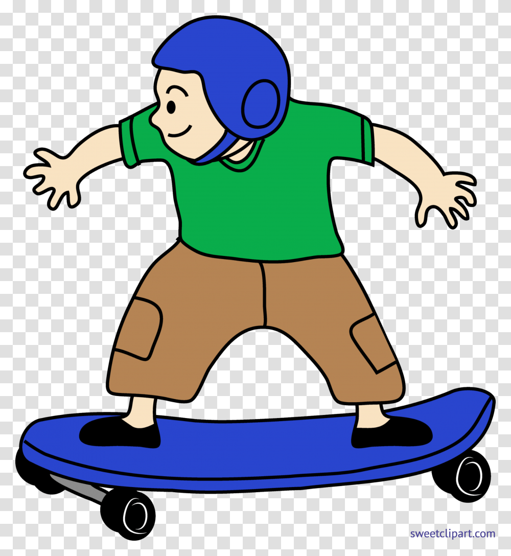 Skateboarding Kid Clip Art, Figurine, Kneeling Transparent Png