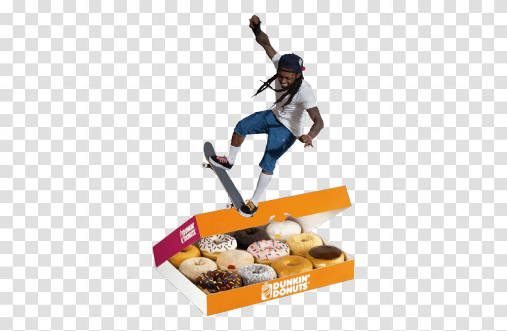Skateboarding My Edit Lil Wayne Weezy Doughnut, Sport, Person, Human, Sports Transparent Png