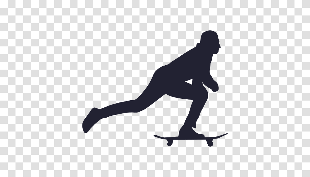 Skateboarding Sport Silhouette, Person, Kicking, Leisure Activities, Duel Transparent Png