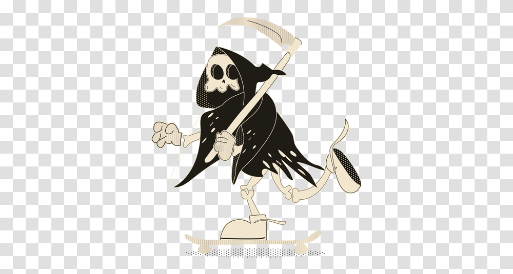 Skater Skeleton Halloween Character Death, Person, Human, Pirate Transparent Png