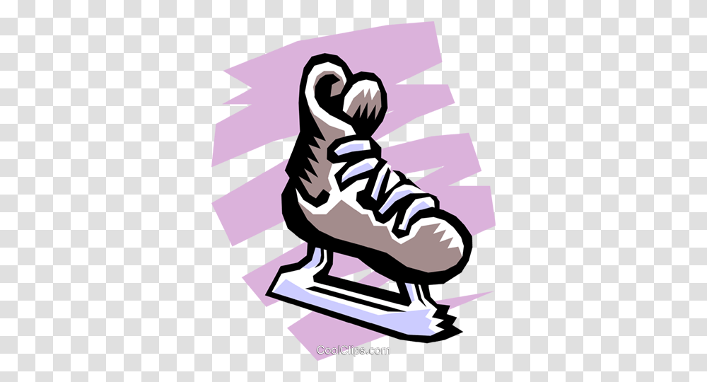 Skates Royalty Free Vector Clip Art Illustration, Apparel, Footwear, Poster Transparent Png