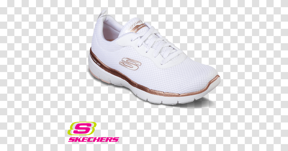 Skechers Flex Appeal 3.0 White Rose Gold, Shoe, Footwear, Apparel Transparent Png