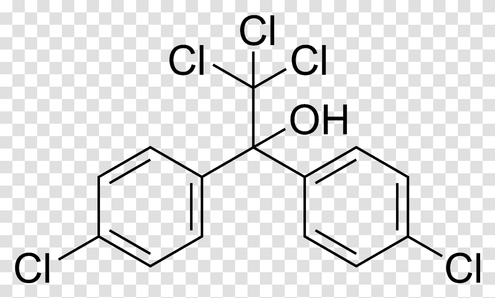 Skeletal Formula Of Dicofol 5 5 Dithiobis 2 Nitrobenzoic Acid, Gray, World Of Warcraft Transparent Png