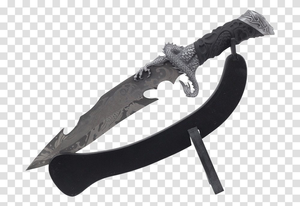 Skeletal Sea Dragon Dagger Hunting Knife, Axe, Tool, Weapon, Weaponry Transparent Png
