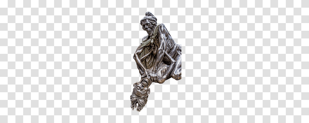 Skeleton Person, Statue, Sculpture Transparent Png