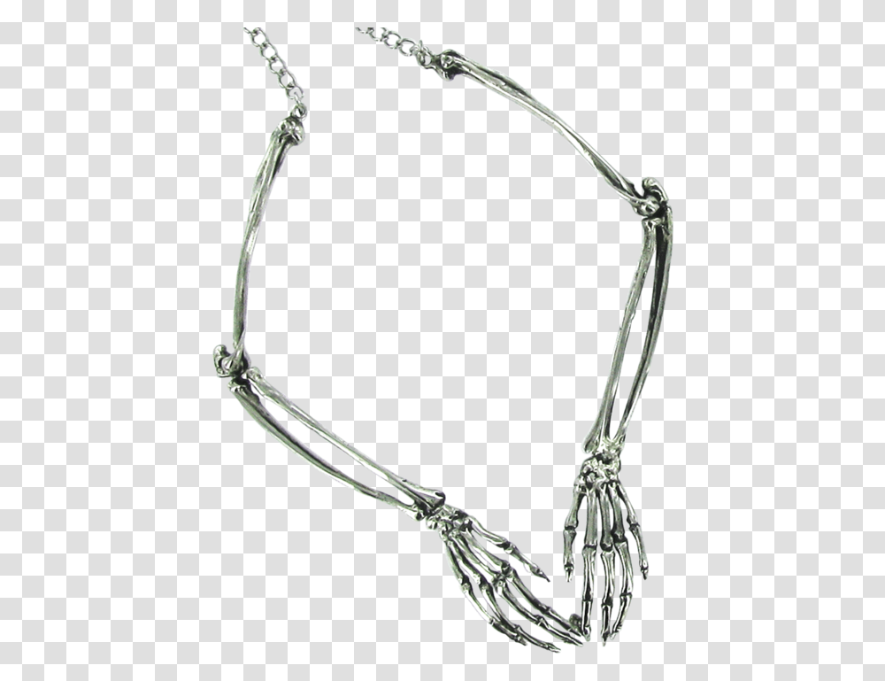 Skeleton Arms Necklace, Accessories, Accessory, Jewelry, Diamond Transparent Png