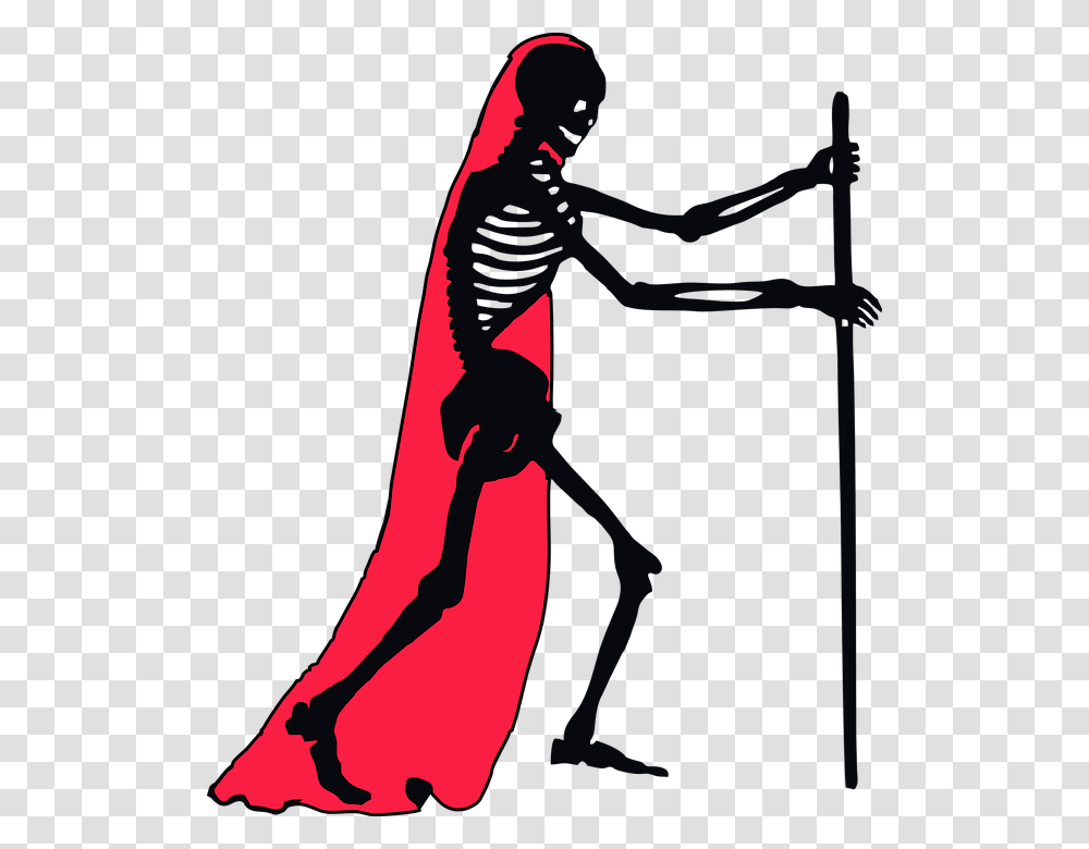 Skeleton Bones Horror Halloween Spooky Staff Clip Art, Person, Performer, Leisure Activities, Dance Pose Transparent Png