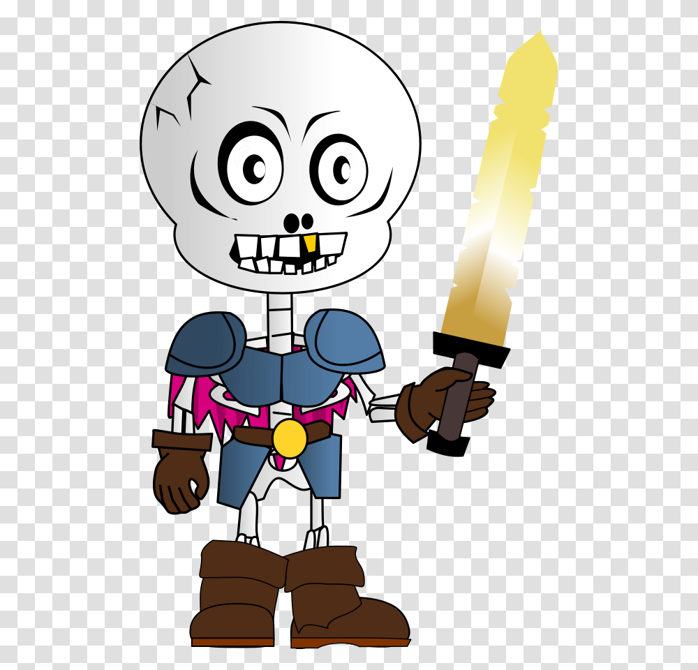 Skeleton Chibi Clip Arts For Web, Duel, Poster, Advertisement, Knight Transparent Png