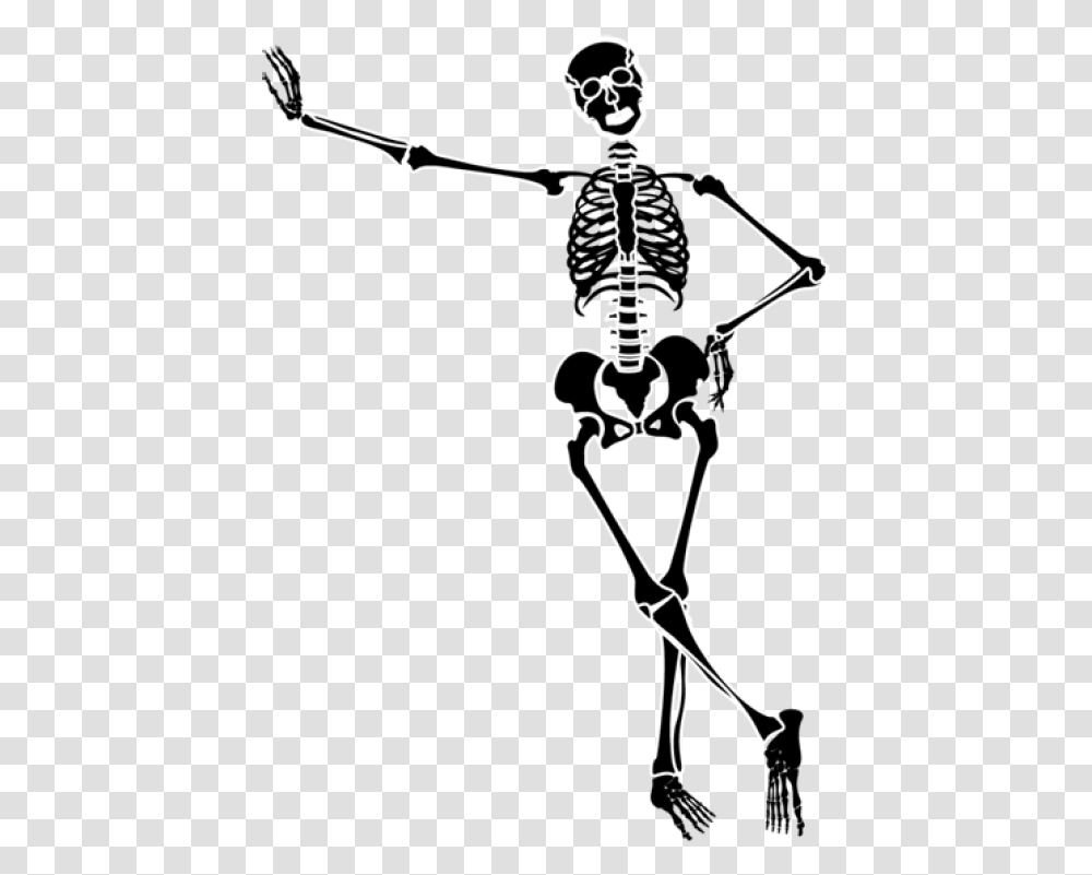 Skeleton Clipart, Bow Transparent Png