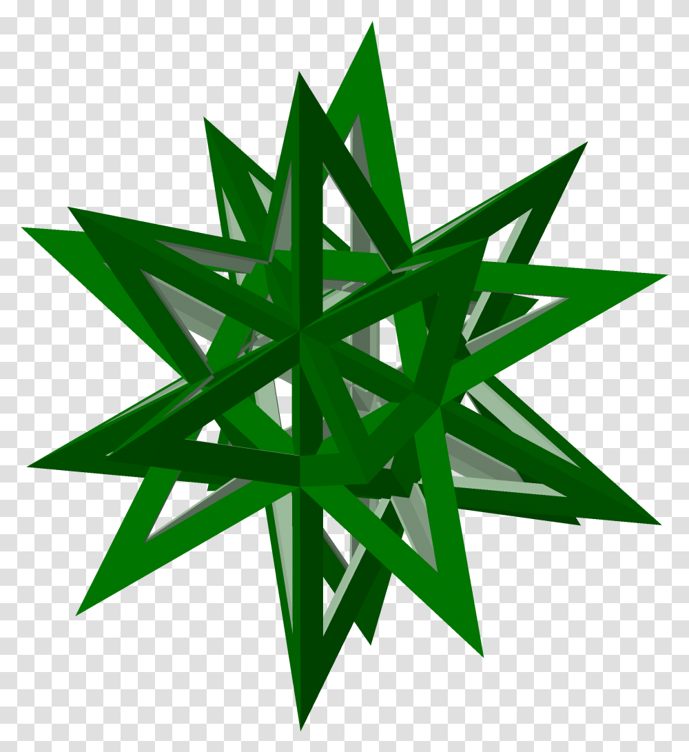 Skeleton Grst12 Size S Star Polyhedron, Cross, Star Symbol, Plant Transparent Png