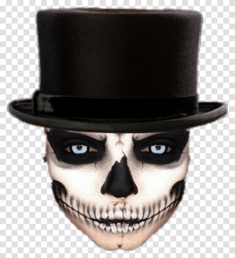 Skeleton Halloween Scary Hats, Performer, Person, Human Transparent Png