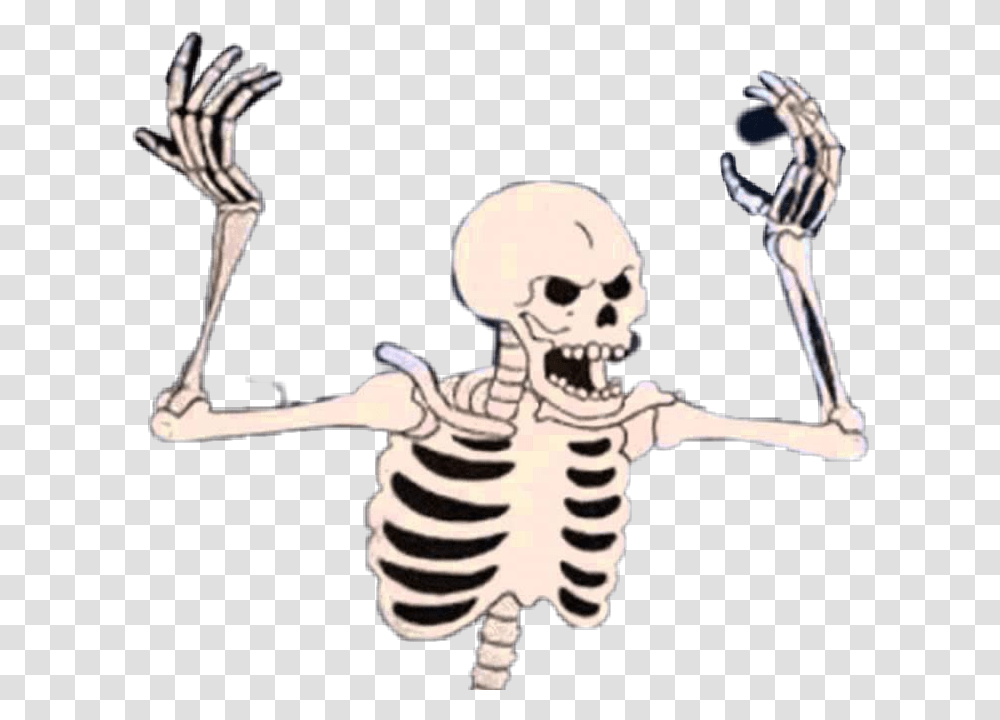 Skeleton Hallowen Spooky Scary Spooky Skeleton, Person, Human, Jaw, Drawing Transparent Png