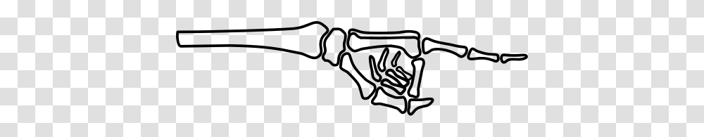 Skeleton Hand Pointing, Gray, World Of Warcraft Transparent Png