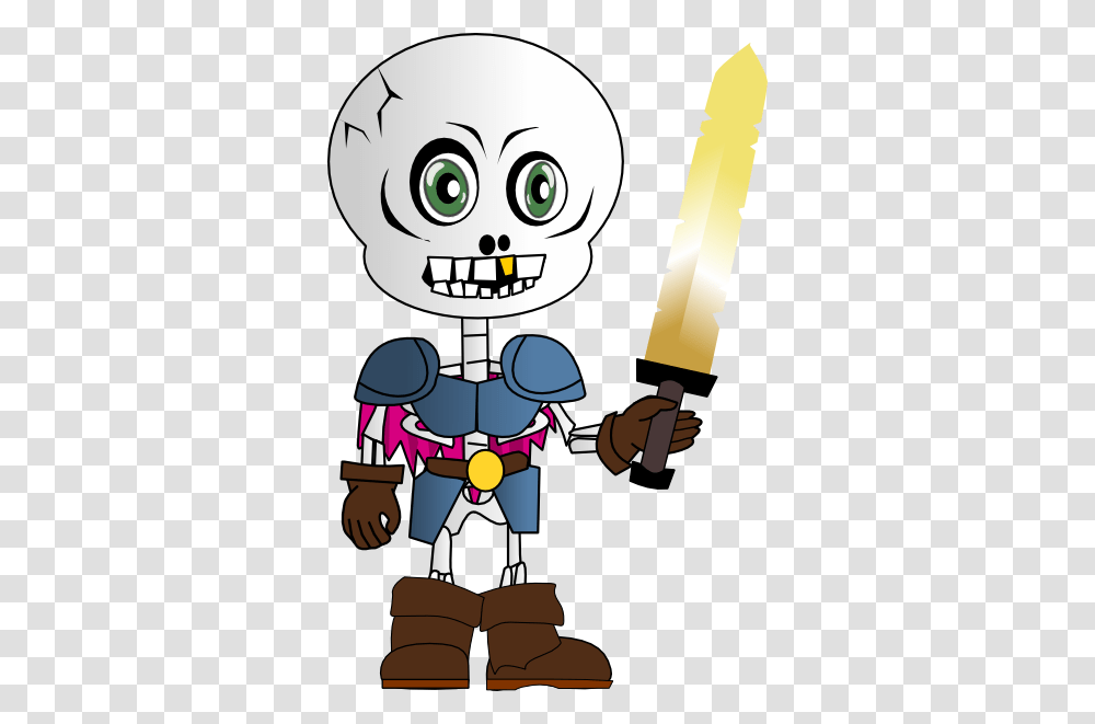 Skeleton Holding Sword Clip Art, Light, Duel, Drawing, Robot Transparent Png