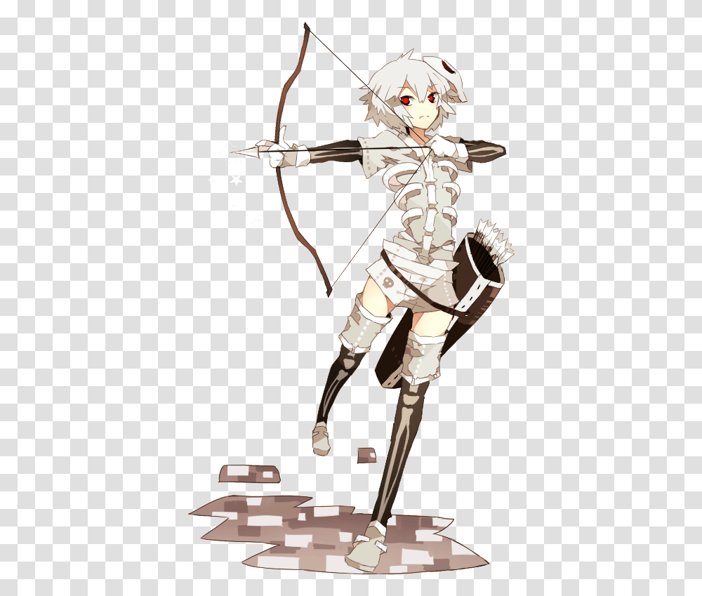 Skeleton Human Minecraft Mobs, Archer, Archery, Sport, Bow Transparent Png