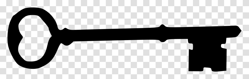 Skeleton Key Clipart Black And White, Gun, Weapon, Sport, Sports Transparent Png