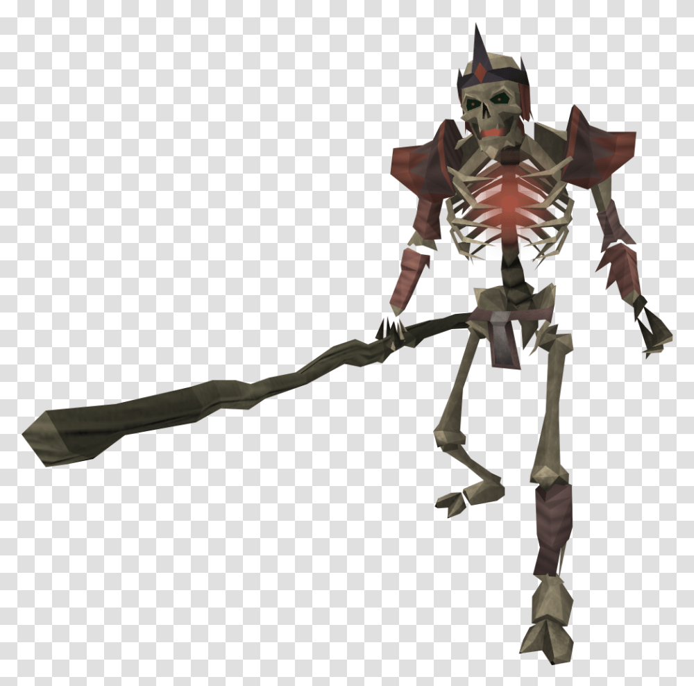 Skeleton Mage The Runescape Wiki Video Game Skeleton, Person, Human, Samurai, People Transparent Png