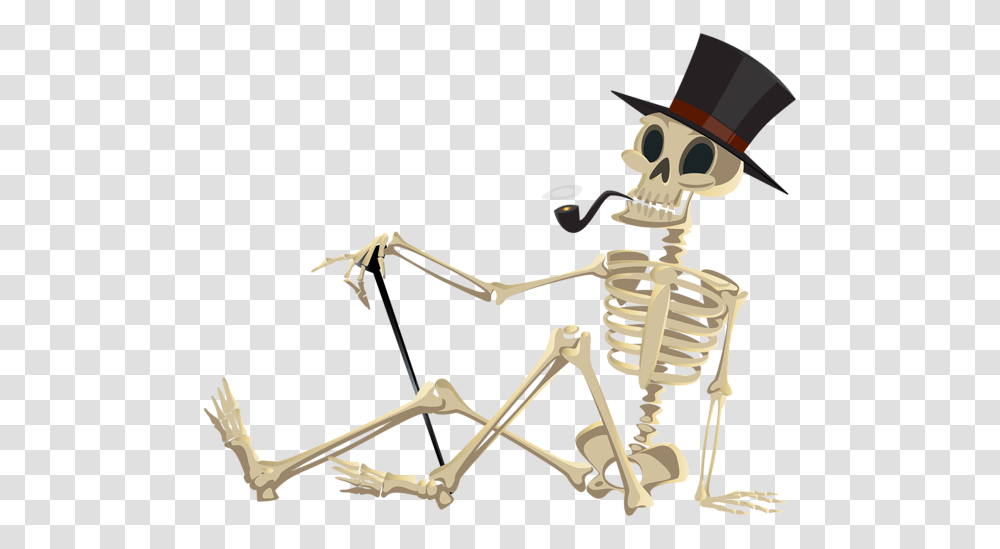 Skeleton, Person, Bow Transparent Png