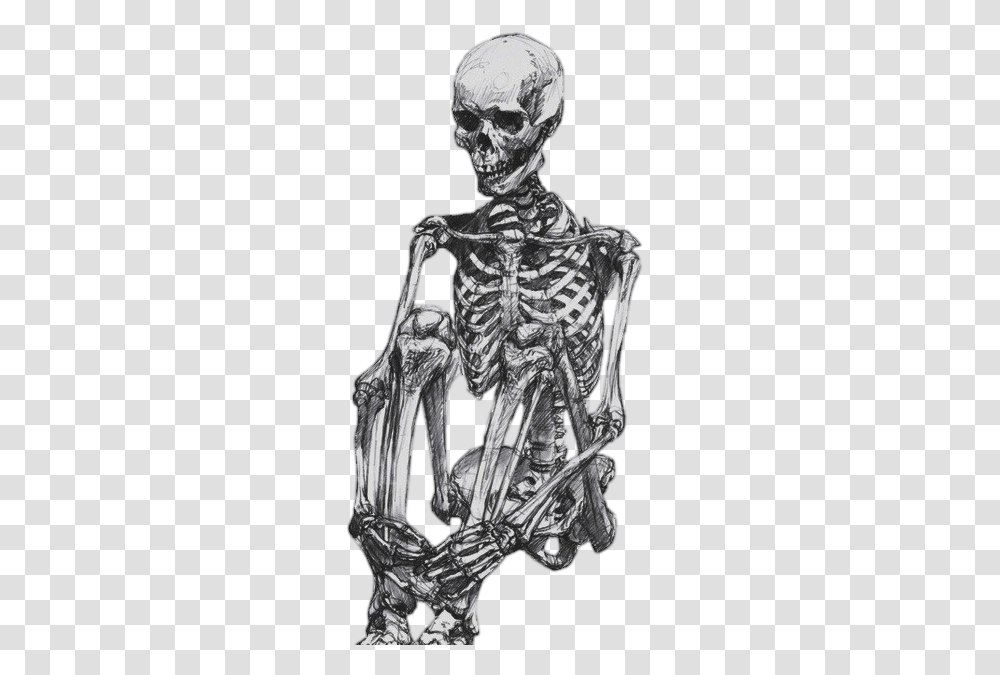 Skeleton, Person, Human, Helmet Transparent Png