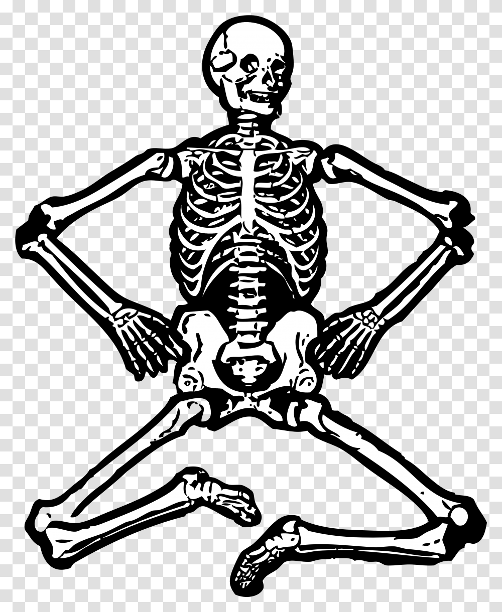 Skeleton Skeletons, Bow, Stencil Transparent Png