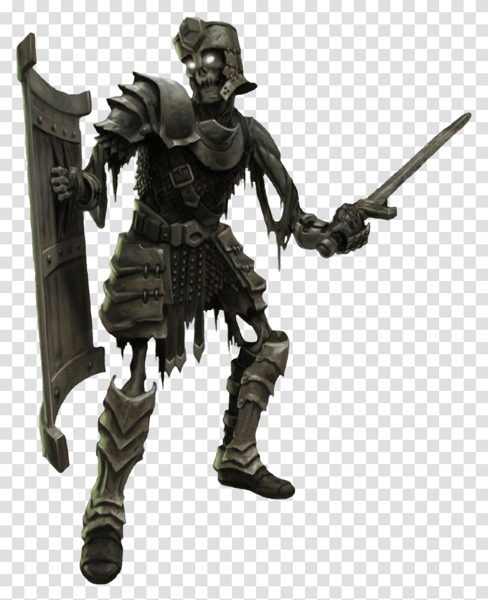 Skeleton Warrior Clear Background, Person, Human, Knight, Armor Transparent Png