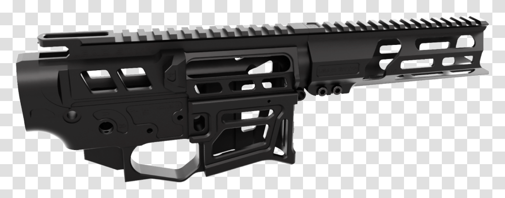 Skeletonized Lsa 15 Ar 15 With Handguard M4 Skeletonized, Gun, Weapon, Weaponry, Rifle Transparent Png