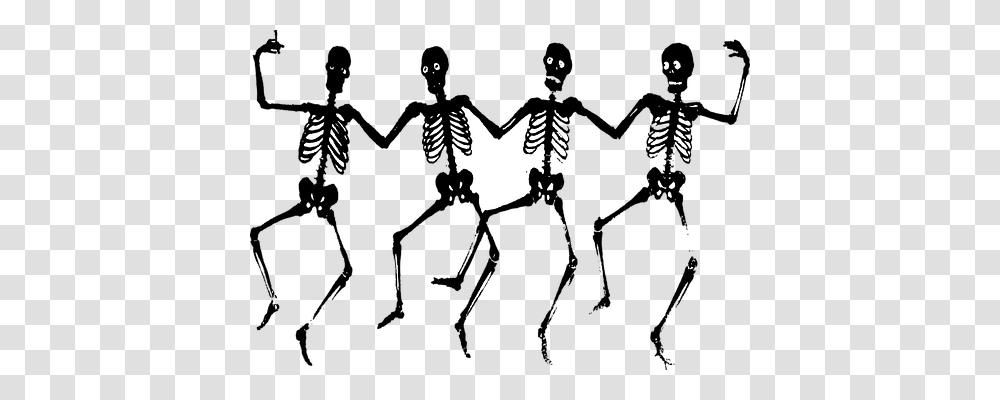 Skeletons Sport, Silhouette, Stencil Transparent Png