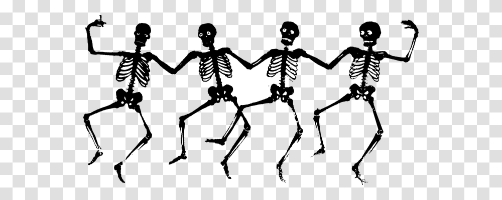 Skeletons Sport, Stencil, Silhouette Transparent Png