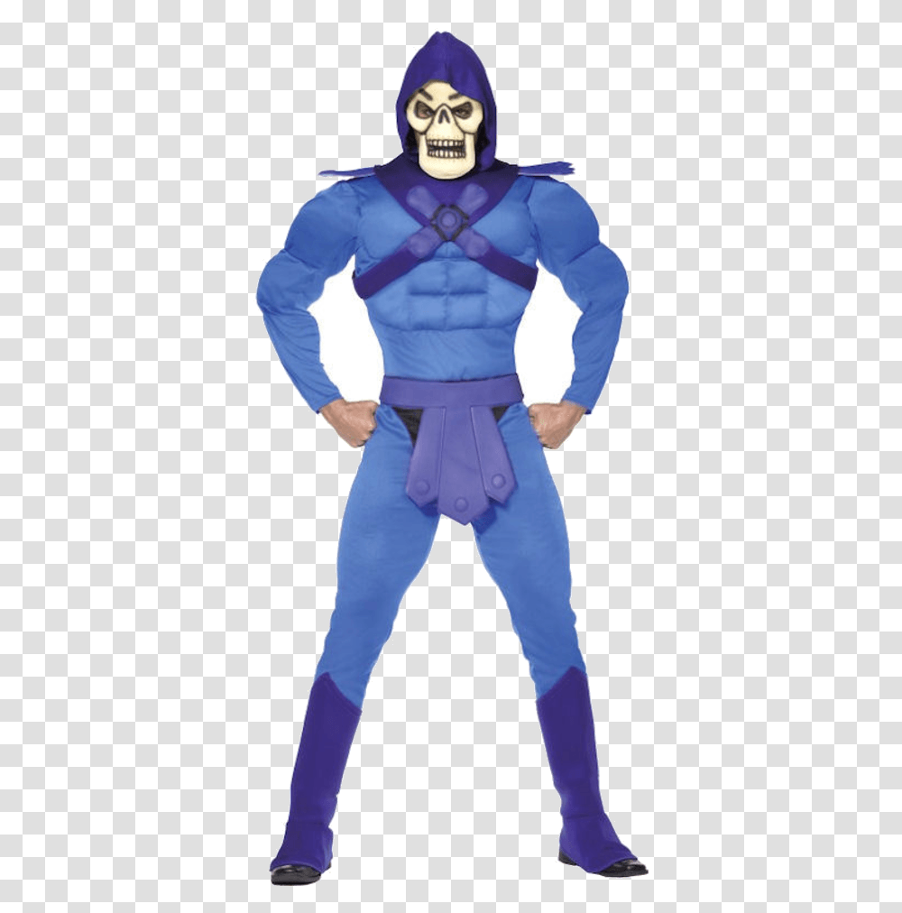 Skeletor Costume Skeleton He Man Costume, Sleeve, Clothing, Apparel, Long Sleeve Transparent Png