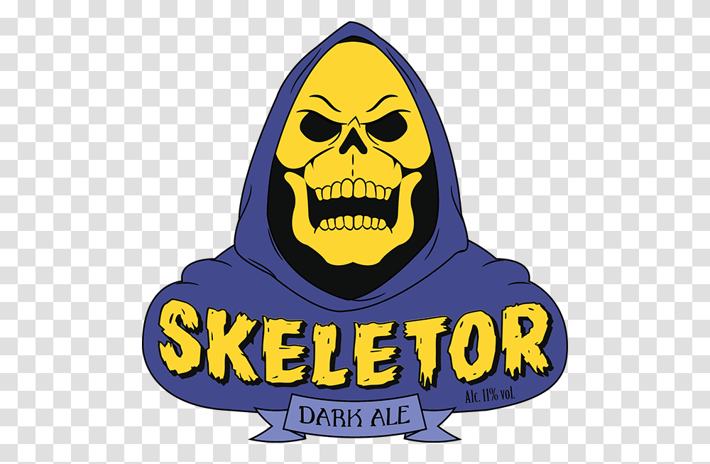 Skeletor Dark Ale On Wacom Gallery, Apparel, Hood, Face Transparent Png