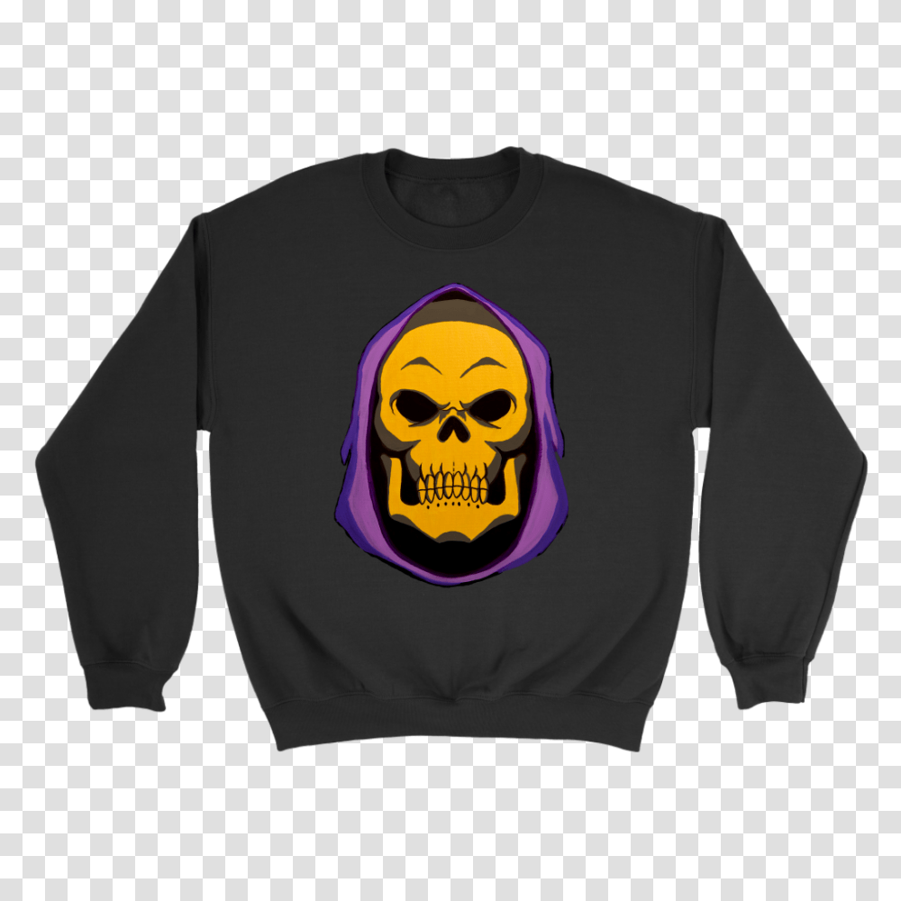 Skeletor From He Man Original Design, Apparel, Sleeve, Sweatshirt Transparent Png