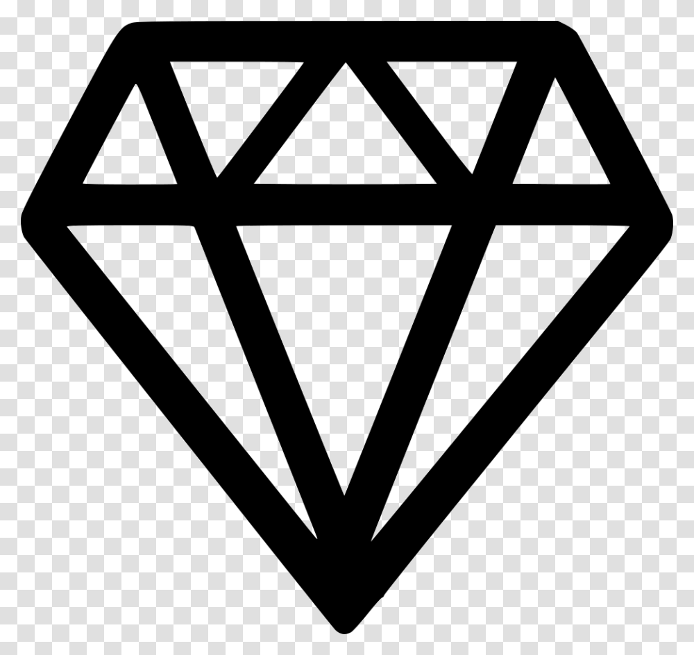 Sketch App Logo Black, Diamond, Gemstone, Jewelry, Accessories Transparent Png