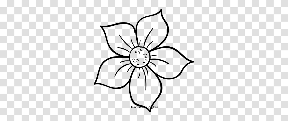 Sketch Flower Images Vectors And Free Download, Floral Design, Pattern Transparent Png