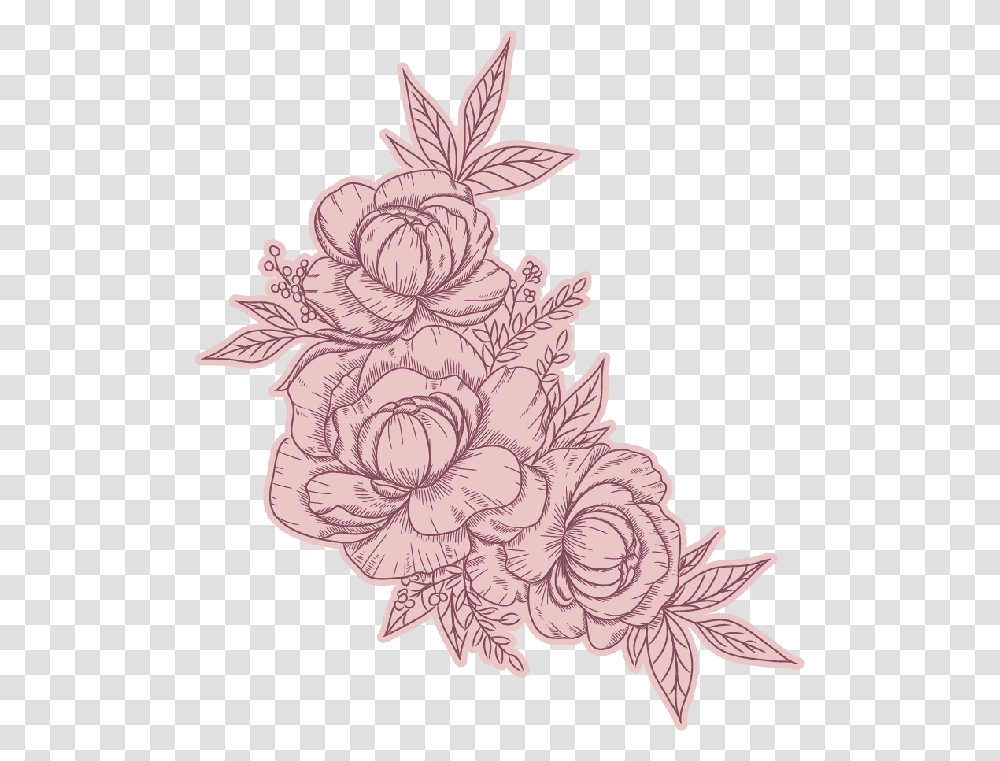 Sketch, Floral Design, Pattern Transparent Png