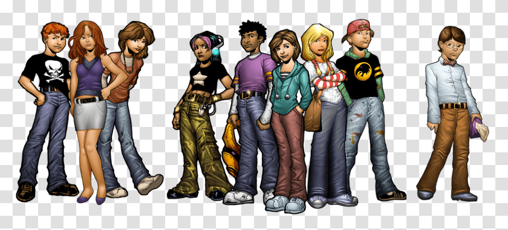 Sketch Group Of Friends, Person, Shoe, Costume Transparent Png