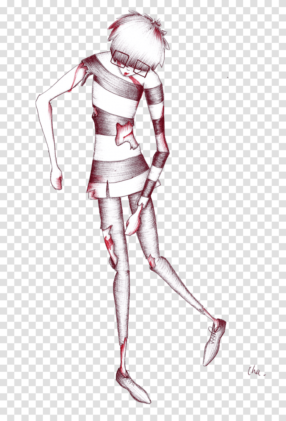 Sketch, Person, Dance Pose, Leisure Activities, Costume Transparent Png