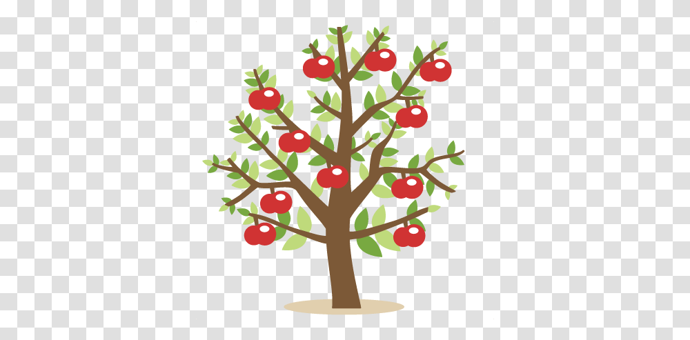 Sketch Svg Fruit Tree Picture Apple Tree Clipart, Plant, Vegetation, Conifer, Christmas Tree Transparent Png