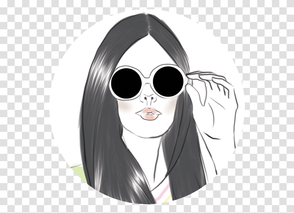 Sketches Fashion Illustration Illustration, Sunglasses, Person, Drawing Transparent Png
