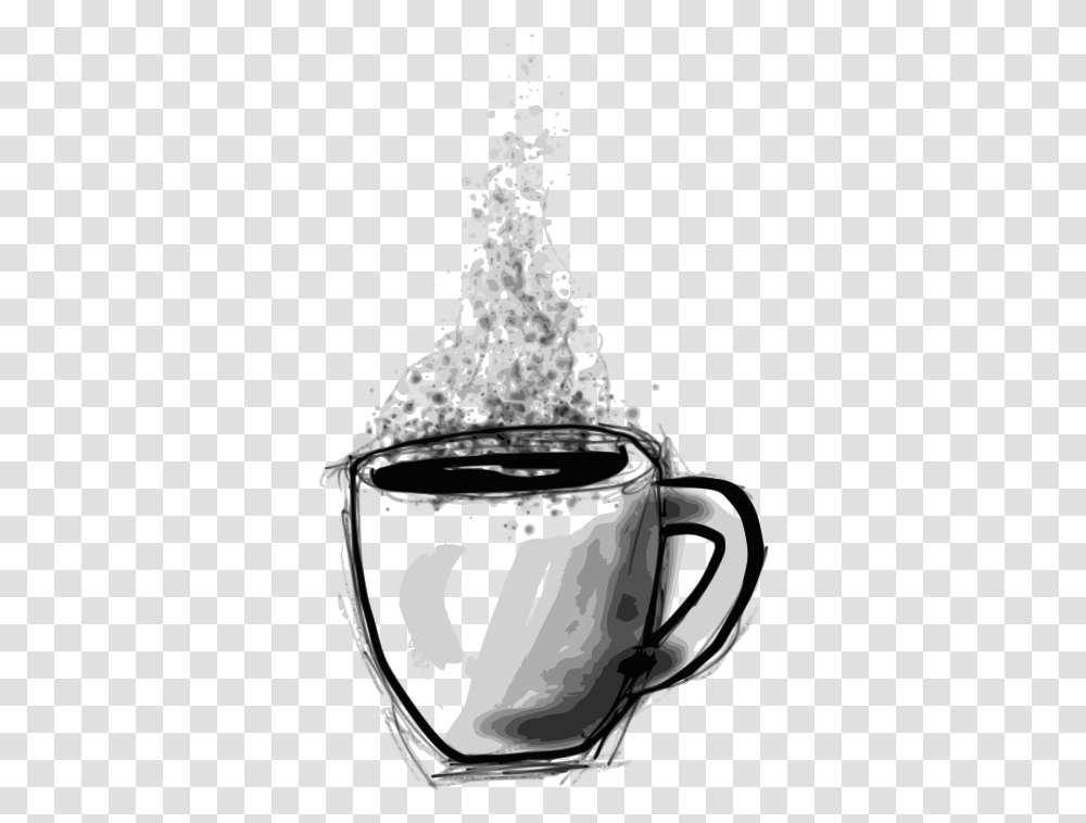 Sketchy Coffee Coffee Mug Sketch, Glass, Helmet, Apparel Transparent Png