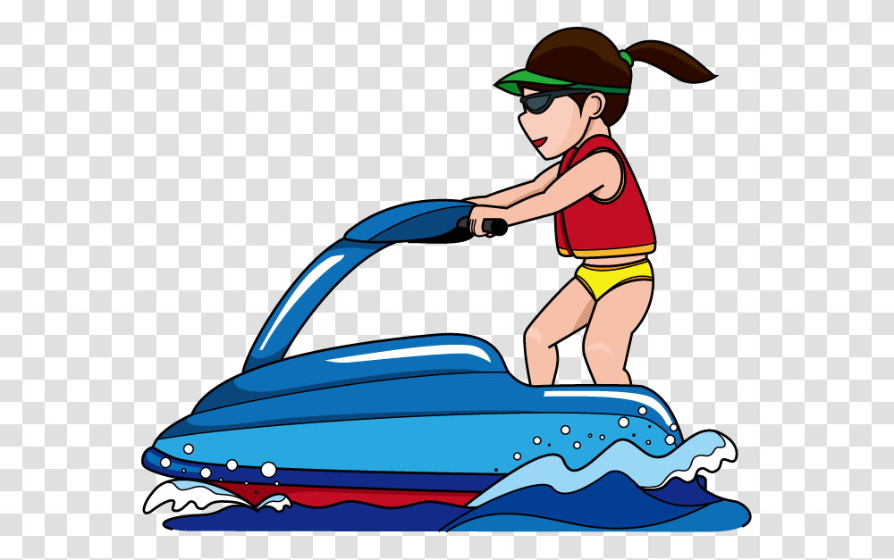 Ski Doo Bee Head Clipart, Jet Ski, Vehicle, Transportation, Person Transparent Png