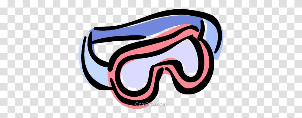 Ski Goggles Royalty Free Vector Clip Art Illustration, Accessories, Accessory Transparent Png
