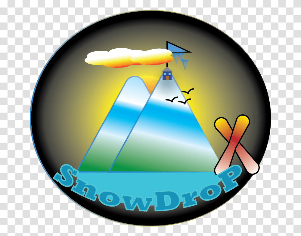 Ski Mountain Logo Circle, Triangle, Lamp Transparent Png