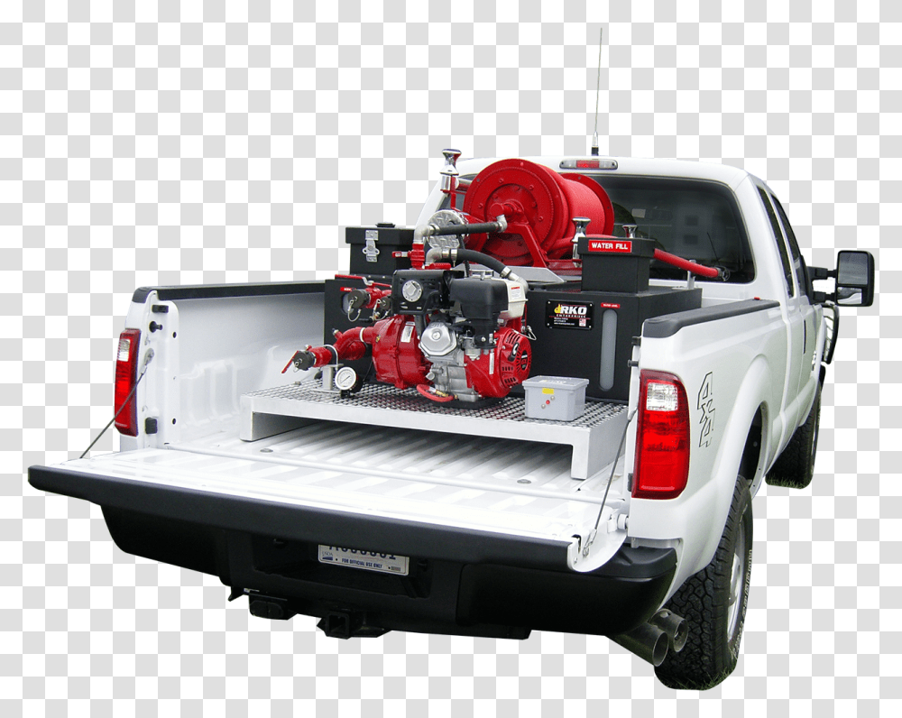 Skid In Truck Ford Super Duty, Machine, Fire Truck, Vehicle, Transportation Transparent Png