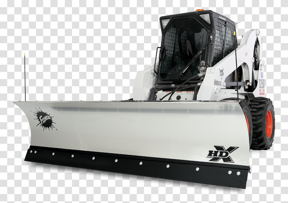 Skid Steer Back Of Plow Skid Steer Snow Blade, Tractor, Vehicle, Transportation, Bulldozer Transparent Png