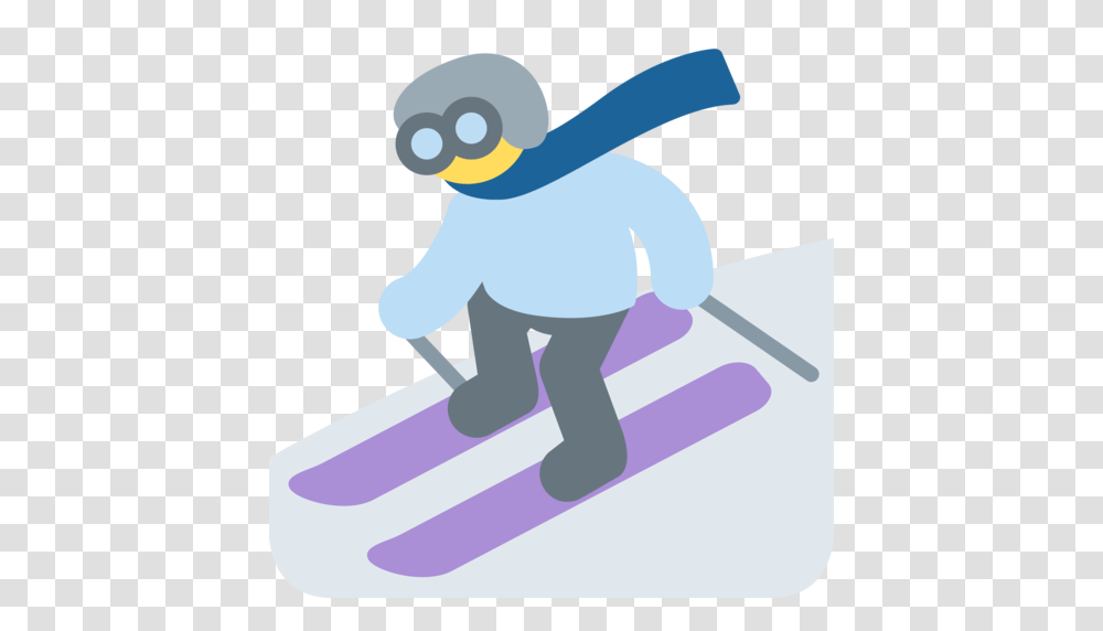 Skier Emoji, Outdoors, Sport, Sports, Nature Transparent Png