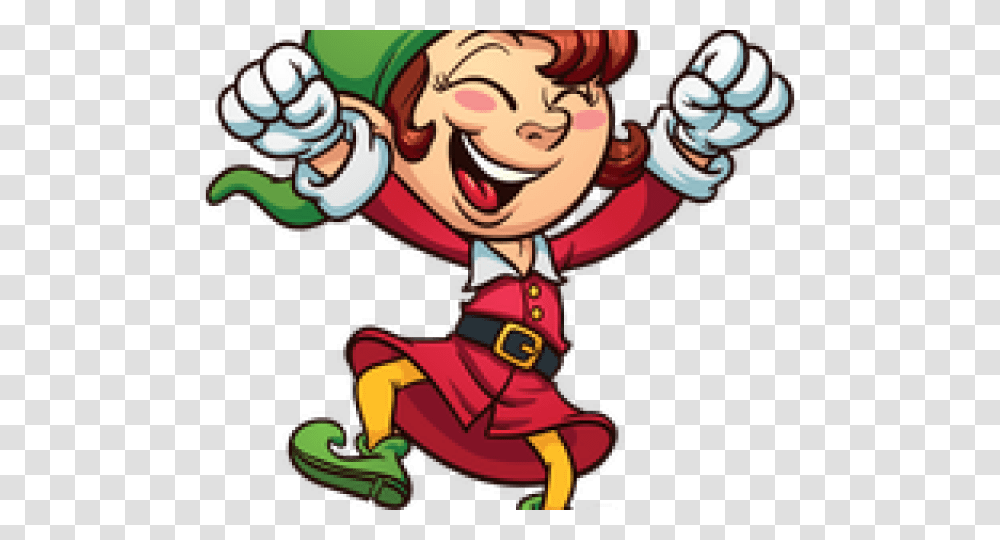 Skiing Clipart Elf, Person, Hand, Performer Transparent Png