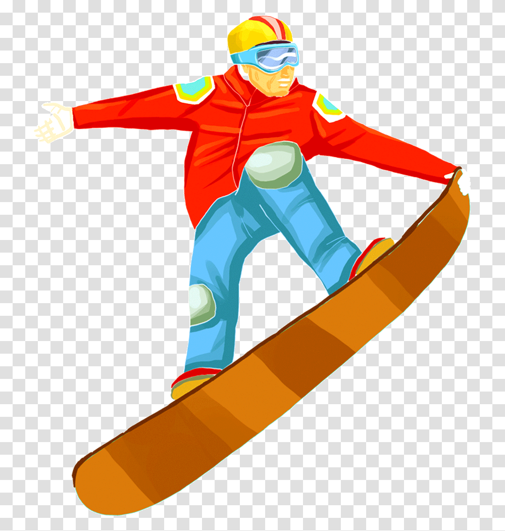 Skiing Clipart Snowboarding, Person, Human, Sport, Sports Transparent Png