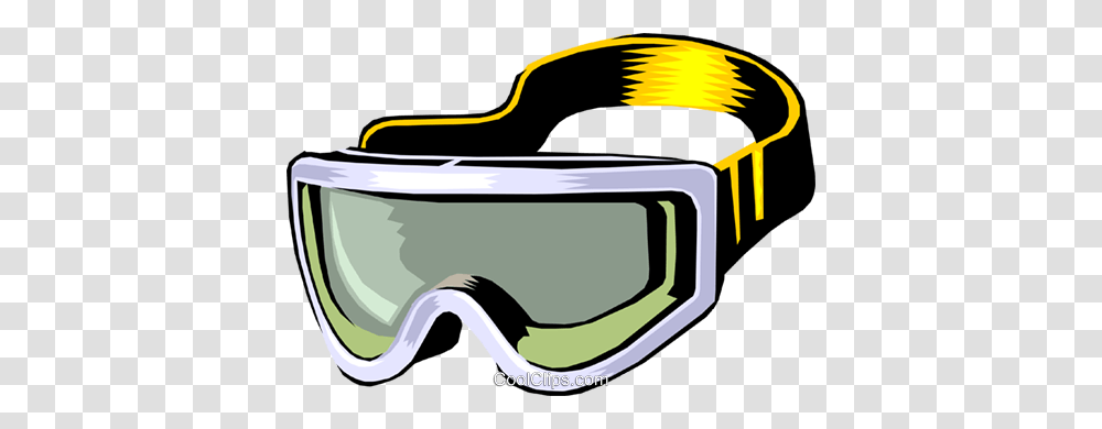 Skiing Goggles Royalty Free Vector Clip Art Illustration, Accessories, Accessory Transparent Png