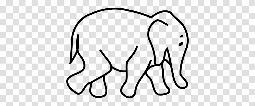 Skillful Elephant Clip Art Black And White Clipart, Animal, Mammal, Wildlife, Aardvark Transparent Png